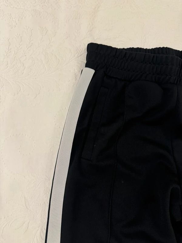 Palm Angels Black Track Pants With Side Stripes imagen 6